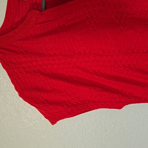 Dana Buchman | Red Cap Sleeve Top Size Small - Picture 4 of 8